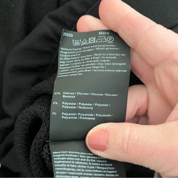 ANNETTE GORTZ Marc Women's Black Avant Garde Oversized Tunic Top Large‎ | EUC - Picture 7 of 9